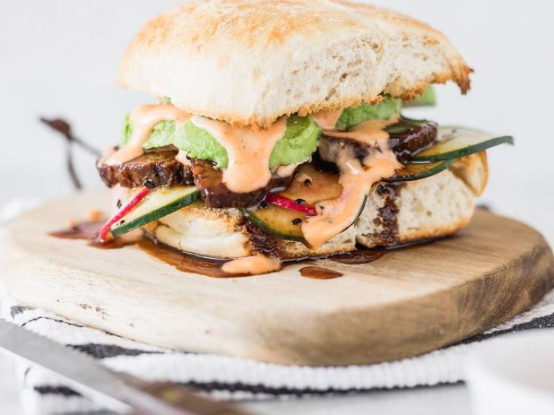 Sandwich de solomillo de cerdo