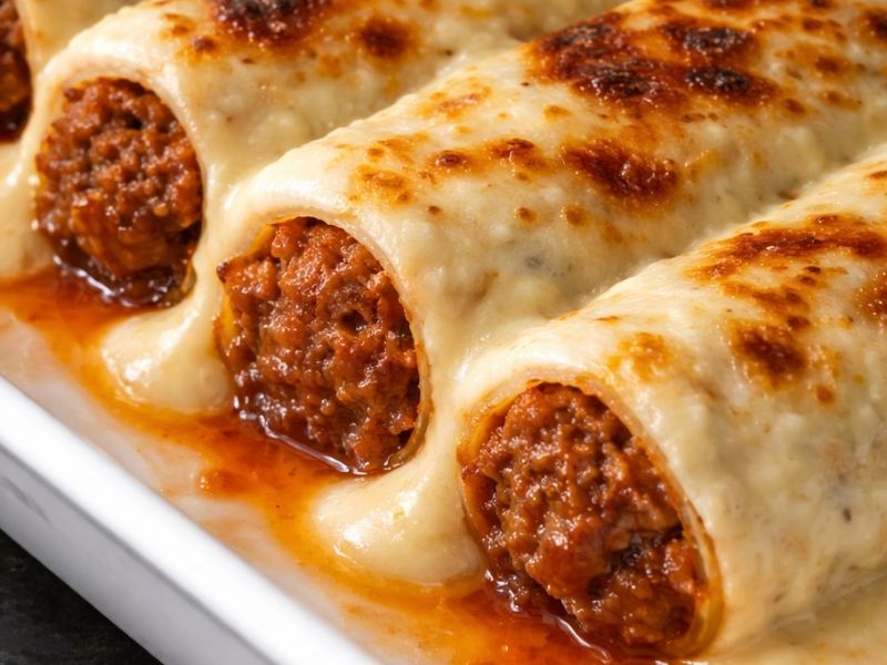Canelones de Carne