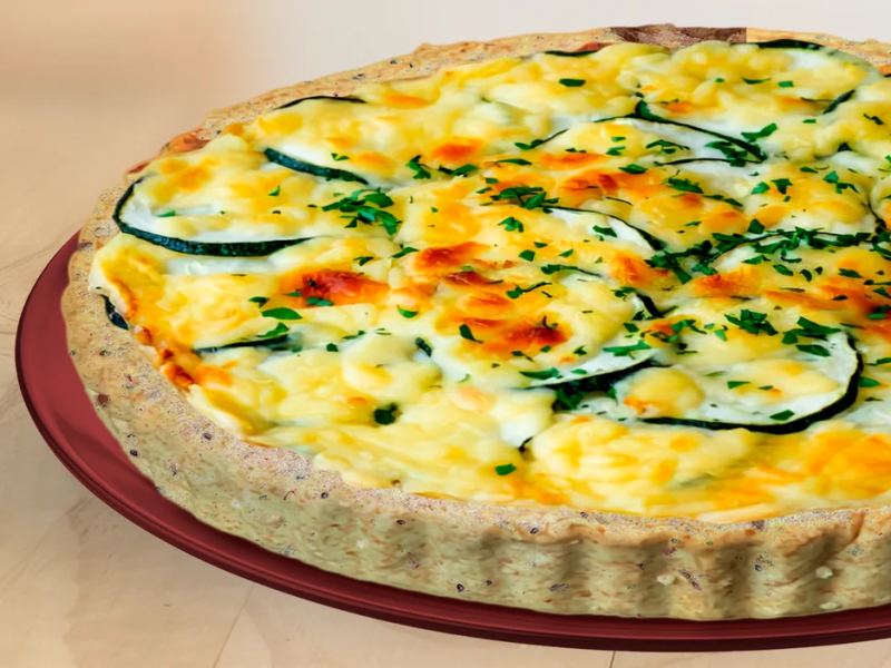 Tarta de Zucchini y Queso