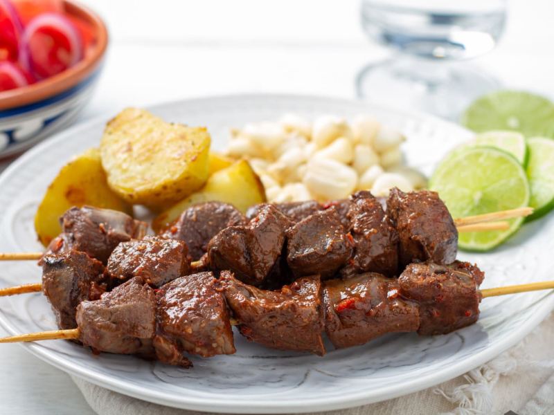 Anticuchos de Corazón