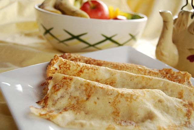 Crepes de Queso (panqueques)