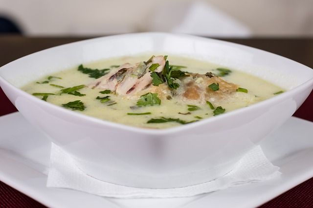 Sopa Crema de Pollo